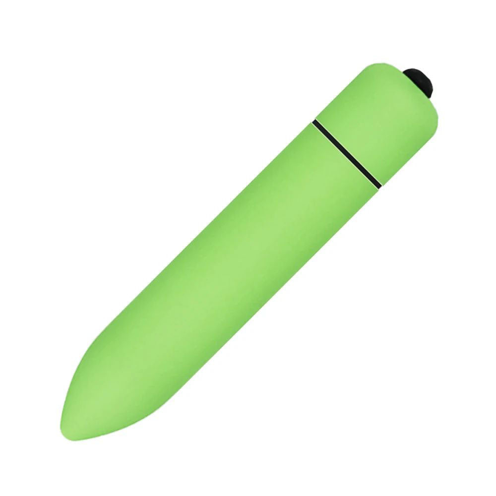 10-Speed-Mini-Bullet-Vibrator-Green