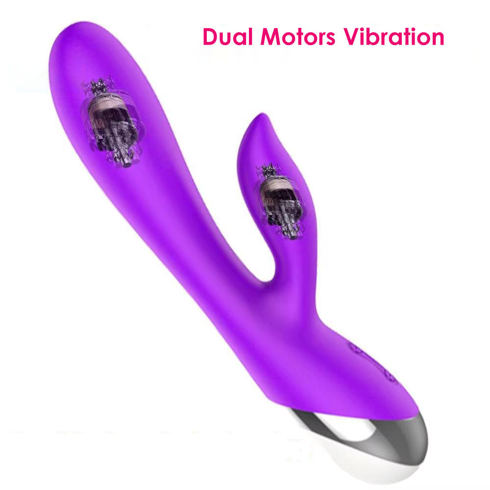 10-Speed Double Pleasure Dildo Vibrator with Accessories