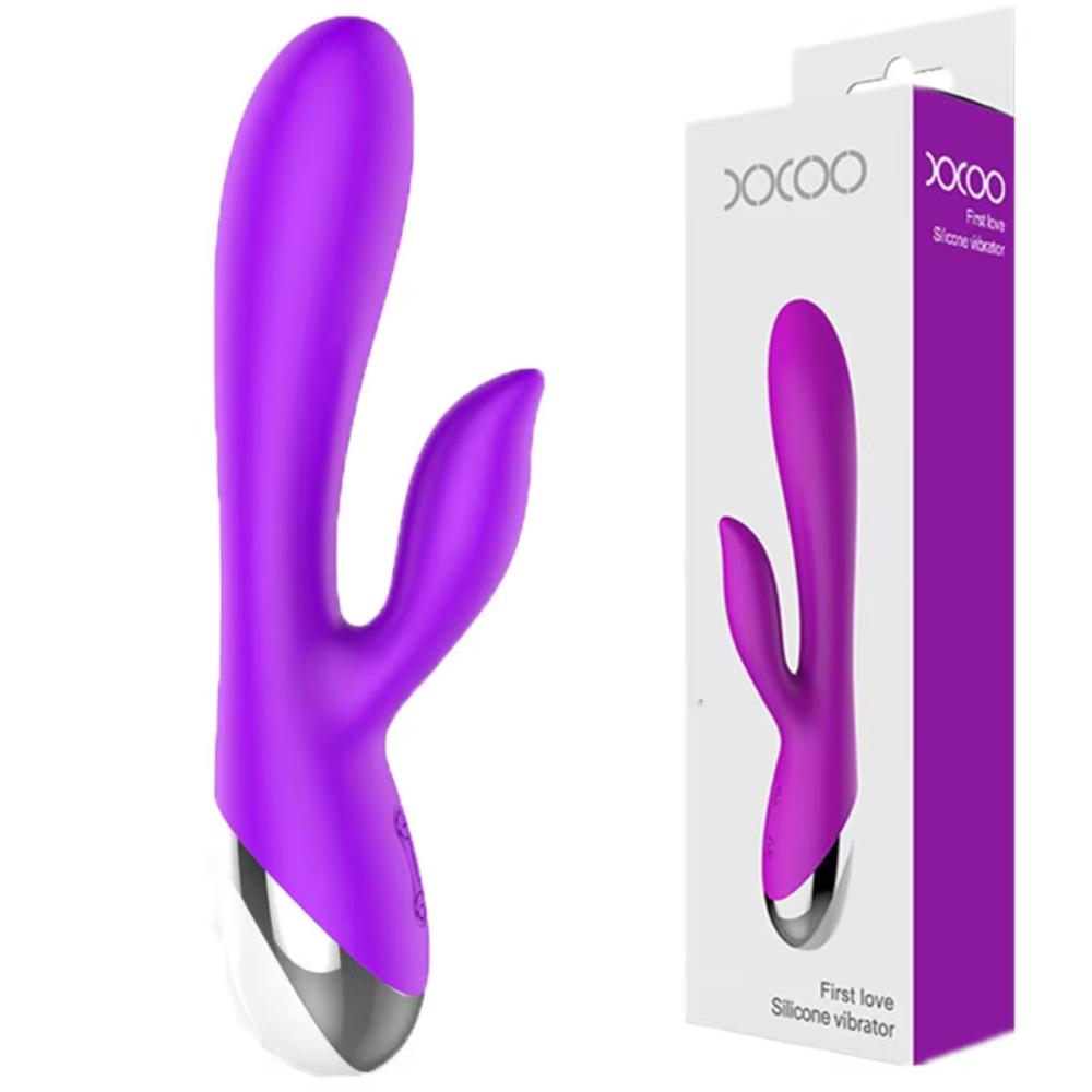 10-Speed Double Pleasure Dildo Vibrator with Accessories