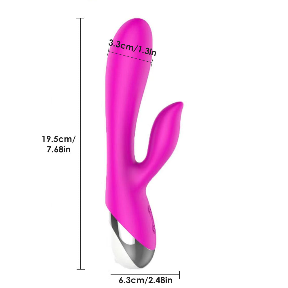 10-Speed Double Pleasure Dildo Vibrator with Accessories