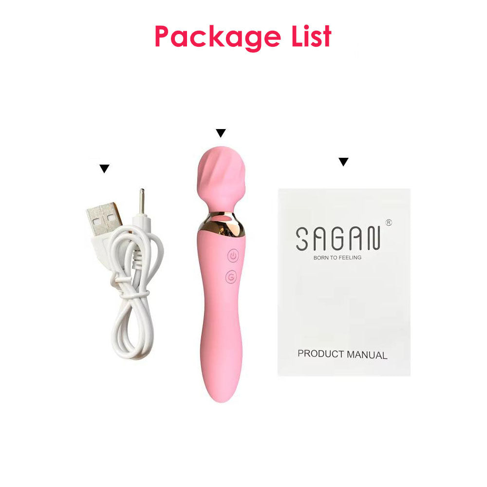 12 Vibrations Magic Wand and G-spot Stimulator