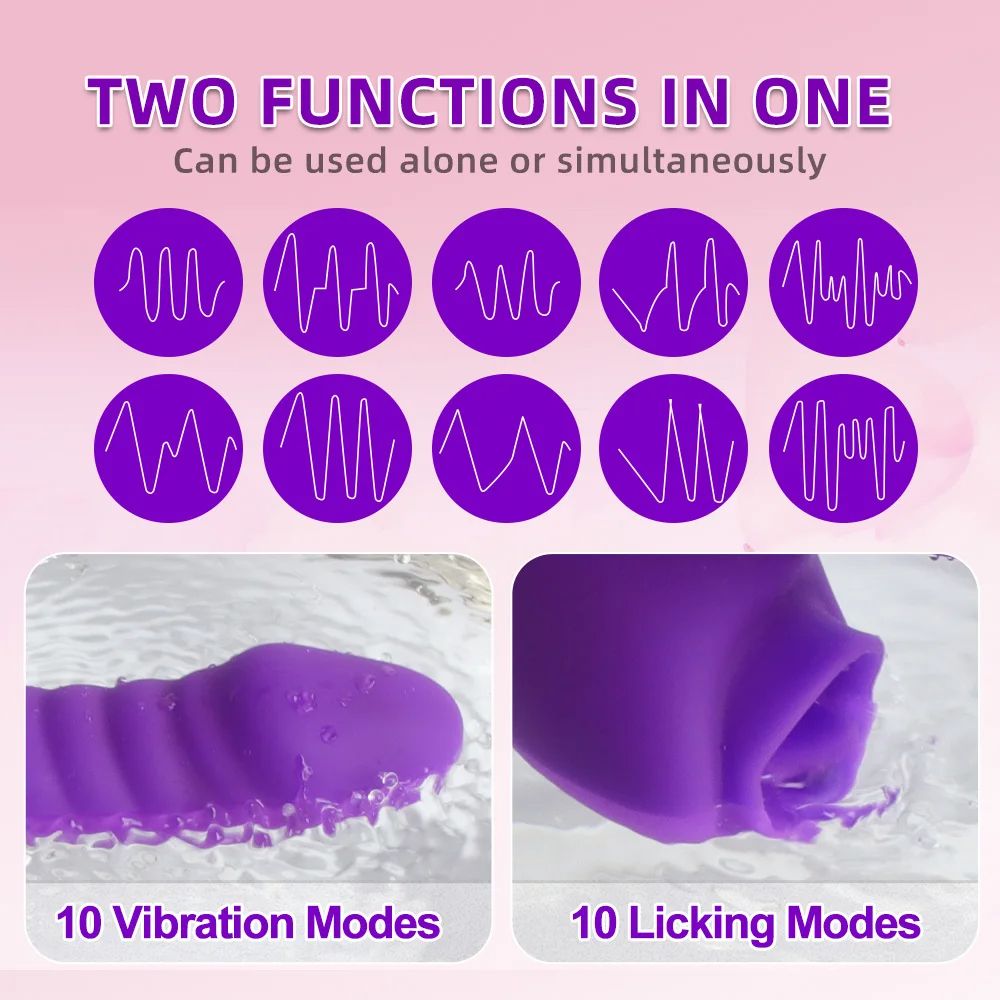 2-in-1LickingVibratorvibrationmodes