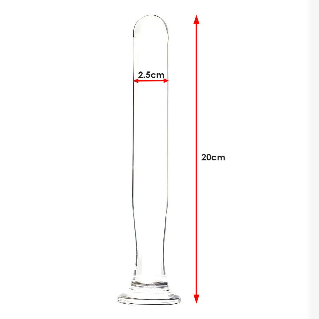 20cm Glass Anal Dildo