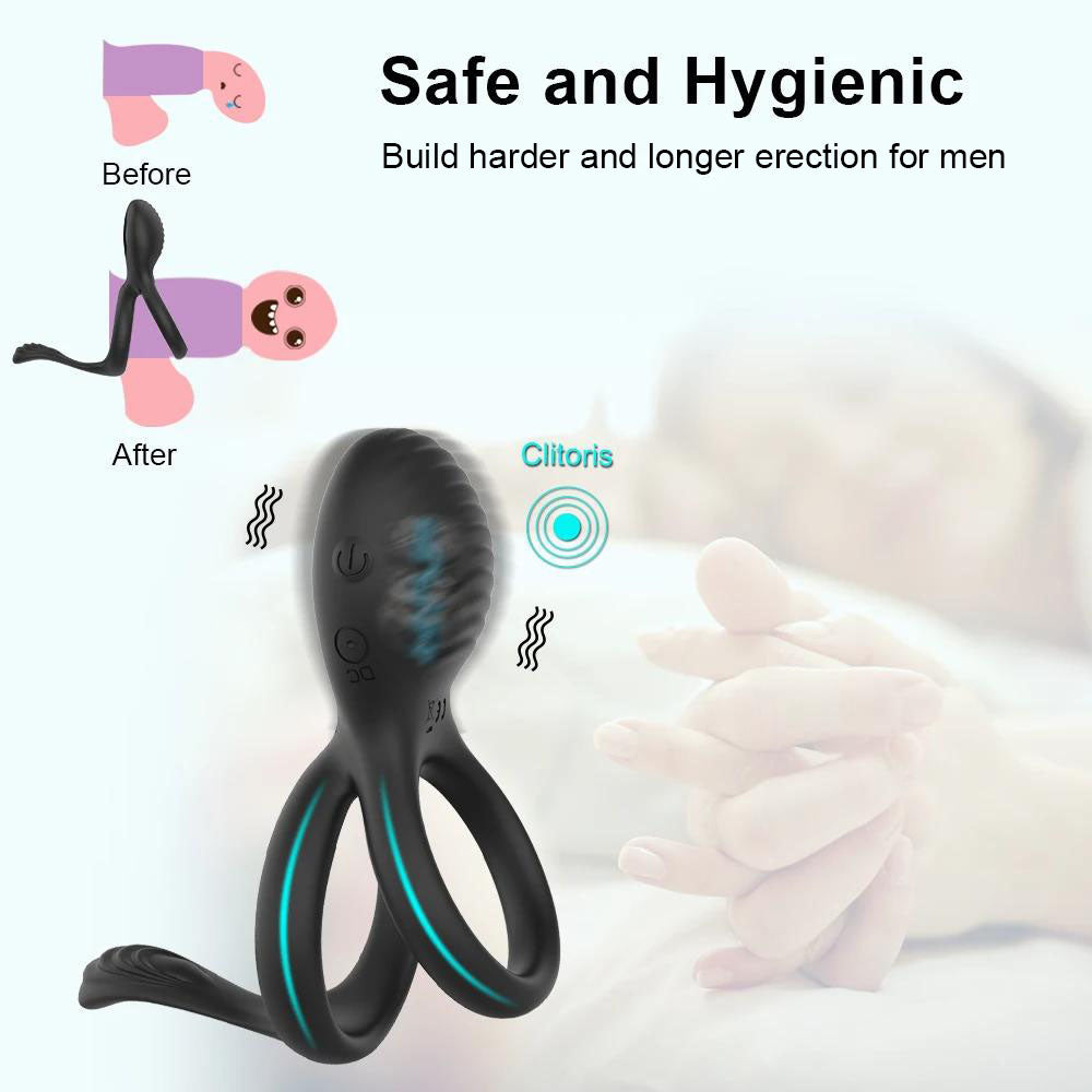 3-in-1 Remote Control Couples Vibrator