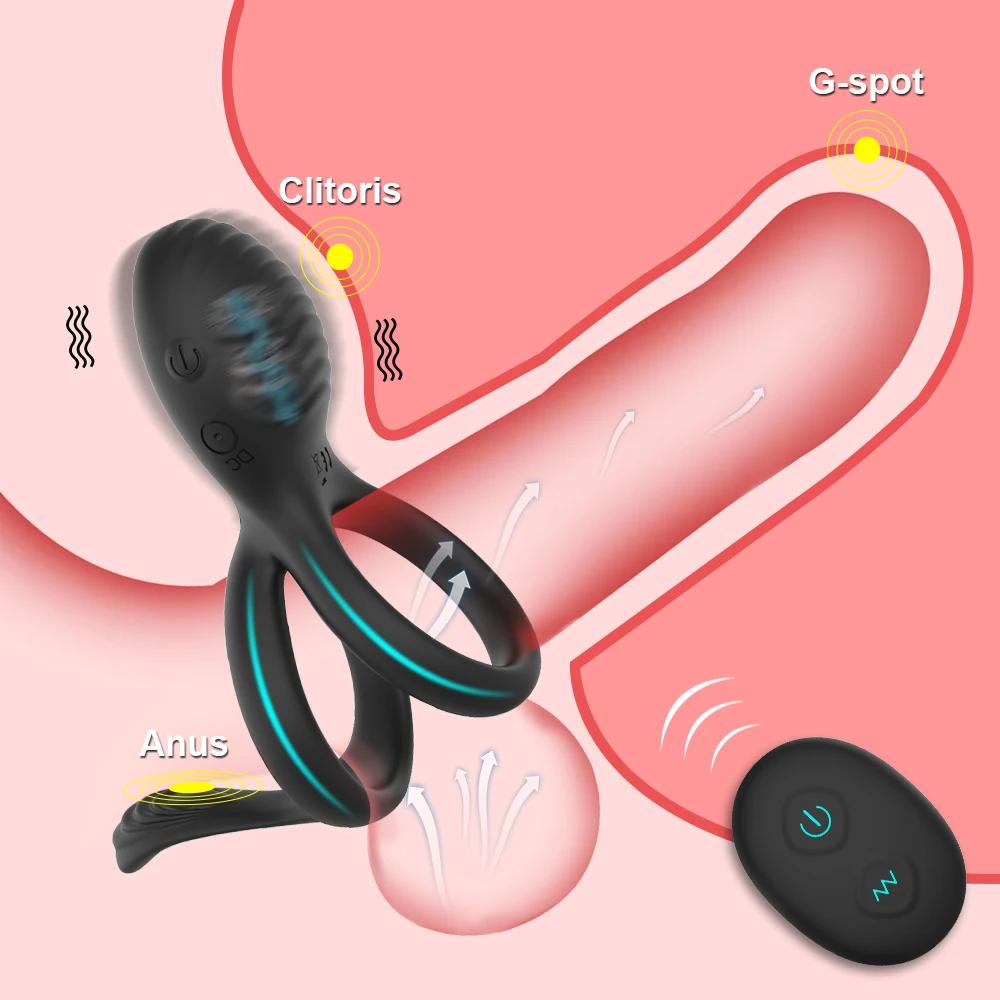 3-in-1 Remote Control Couples Vibrator