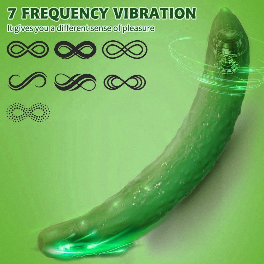 Artificial Fruit Cucumber Vibrator