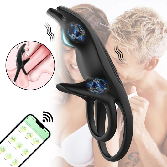 Black Cat Couples Penis Ring