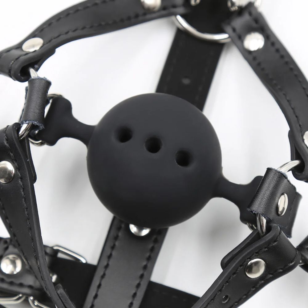 Bondage-Harness-with-Gag-Ball-and-Hook