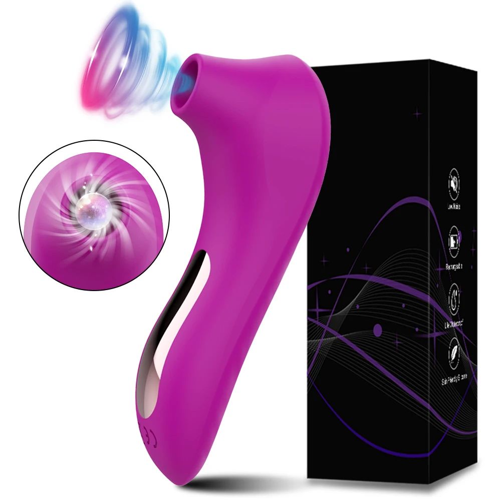 ClitSuckerOralVibratorPurplewithbox