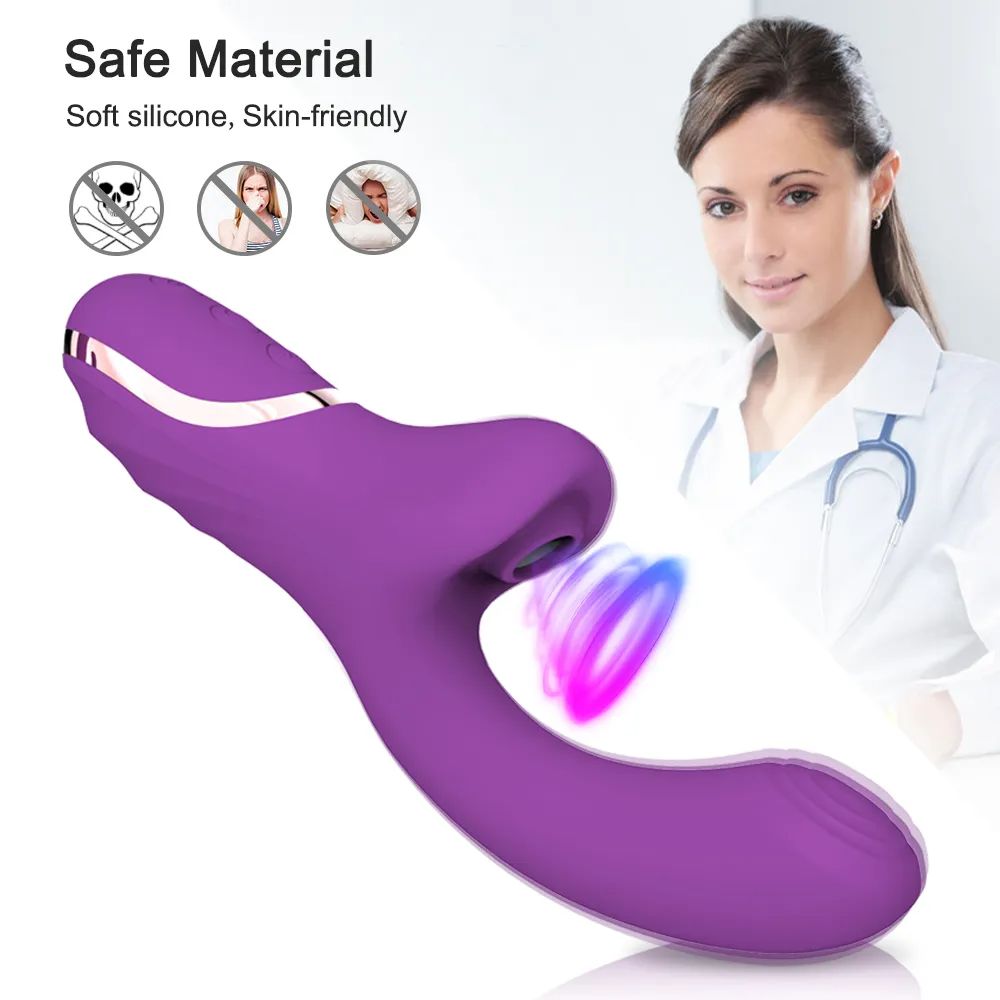 DualStimulationClitSuckerVibratorsafesilicone