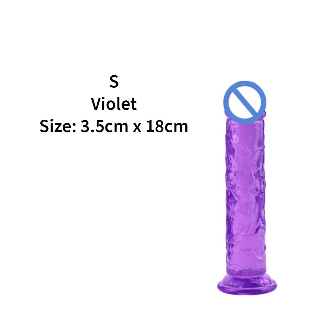 JellyDildowithSuctionCupviolets