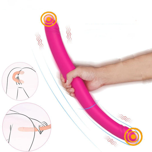 Long Double Pleasure Dildo Vibrator