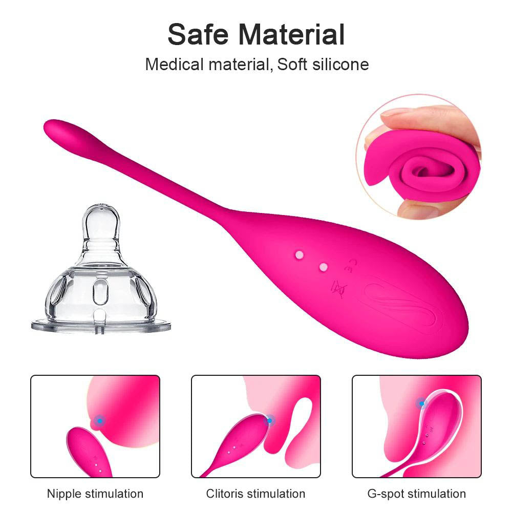 LoveEggClitorisStimulatorVibratorsafematerial