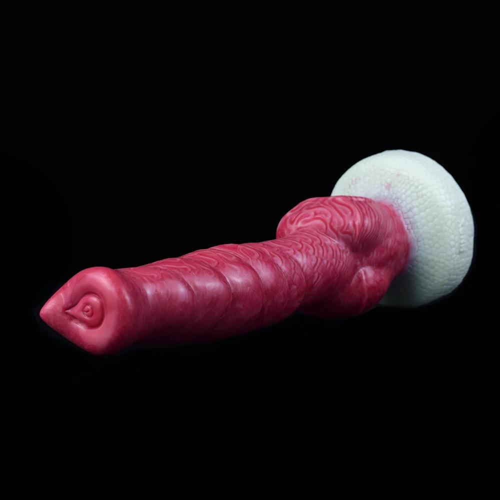 NNSX Large Wolf Knotted Dildo