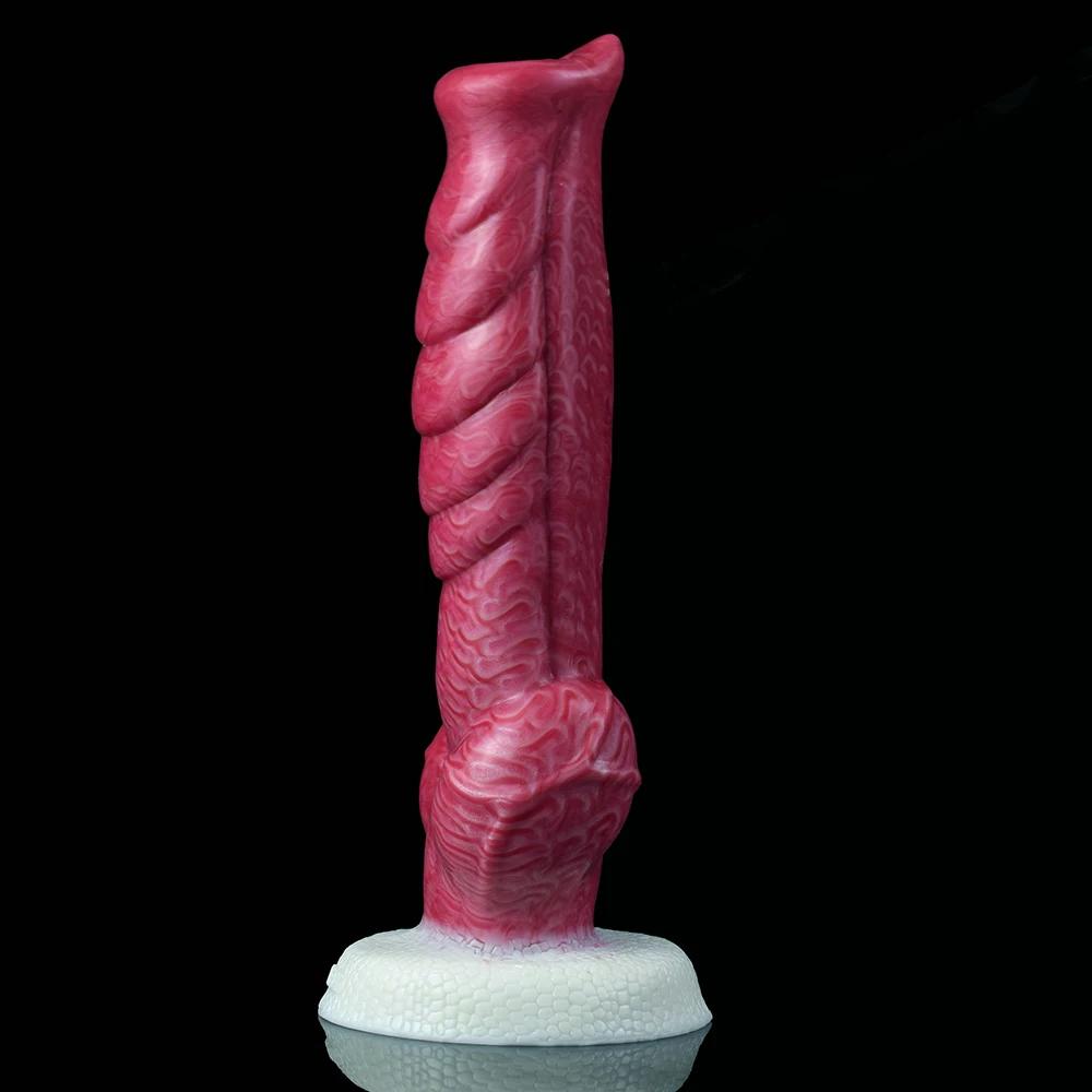 NNSX Large Wolf Knotted Dildo