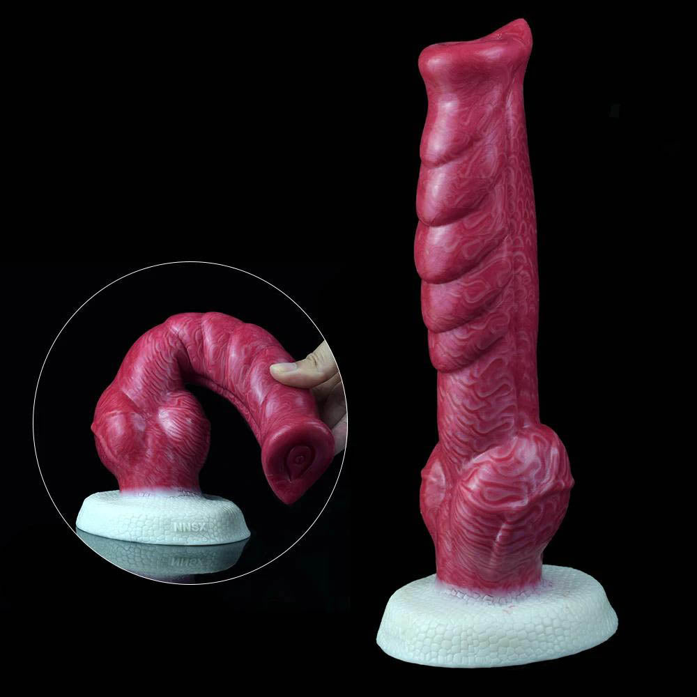 NNSX Large Wolf Knotted Dildo