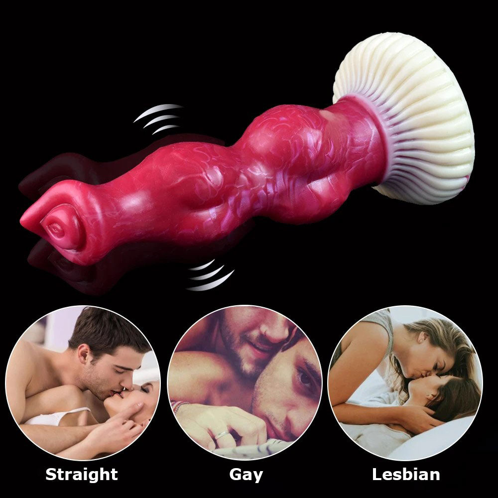 NNSX Wireless Remote Knotted Dildo Vibrator