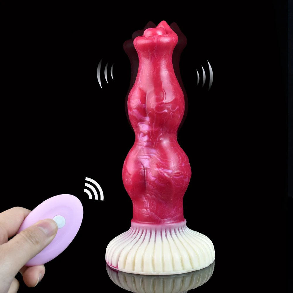 NNSX Wireless Remote Knotted Dildo Vibrator