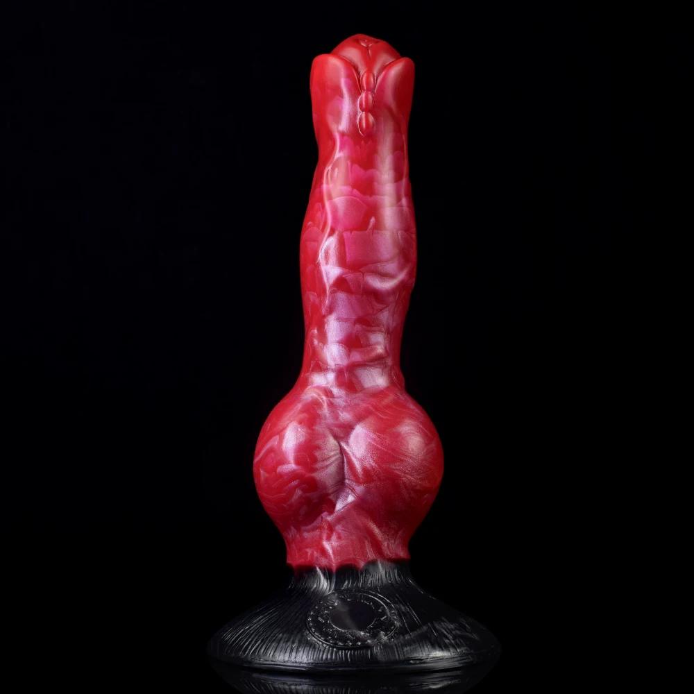 NNSX Wolf/Dog Knotted Dildo