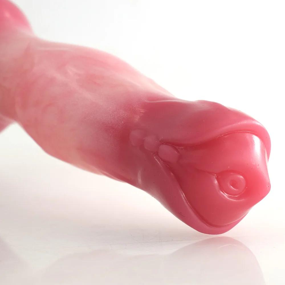 NNSX Wolf/Dog Knotted Dildo