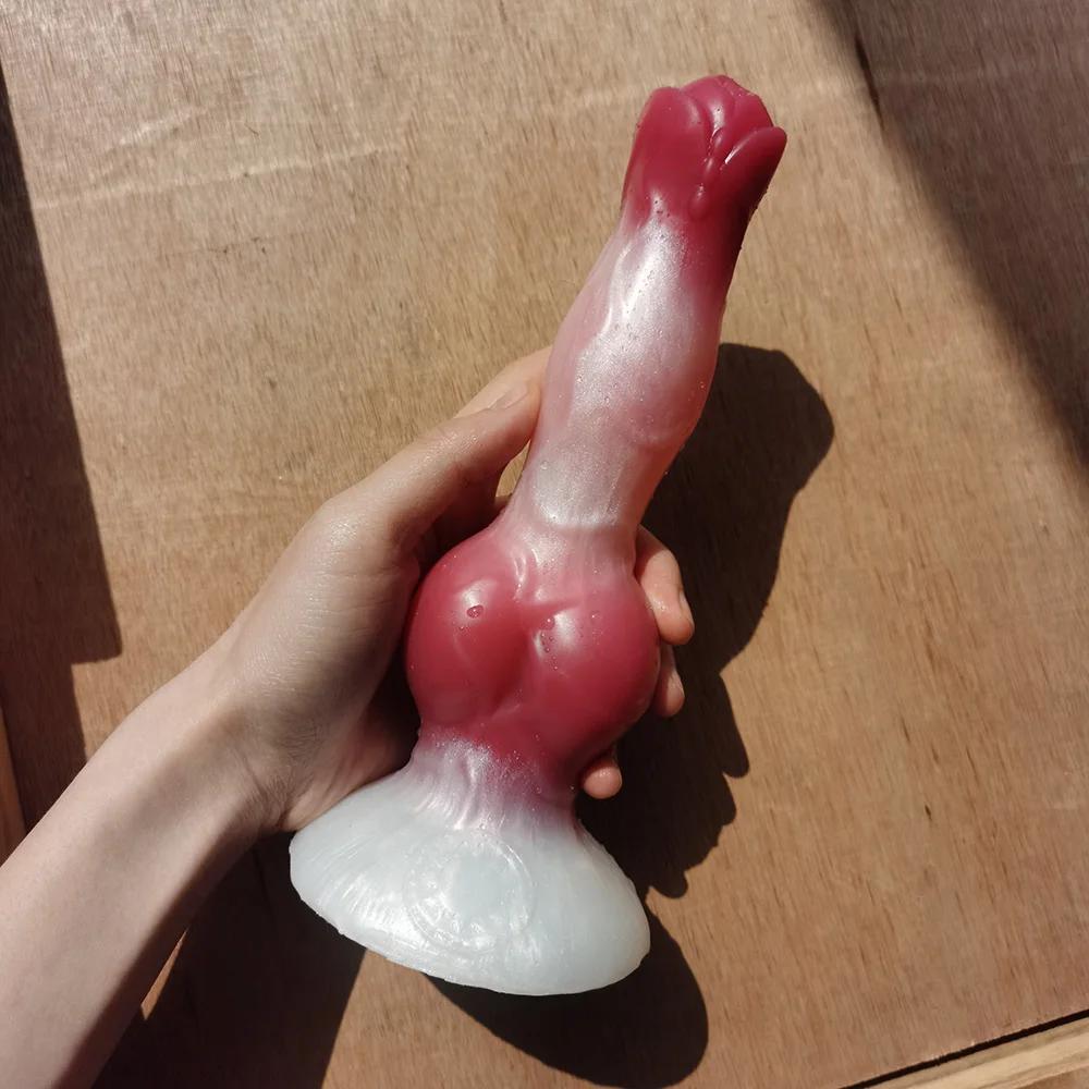 NNSX Wolf/Dog Knotted Dildo