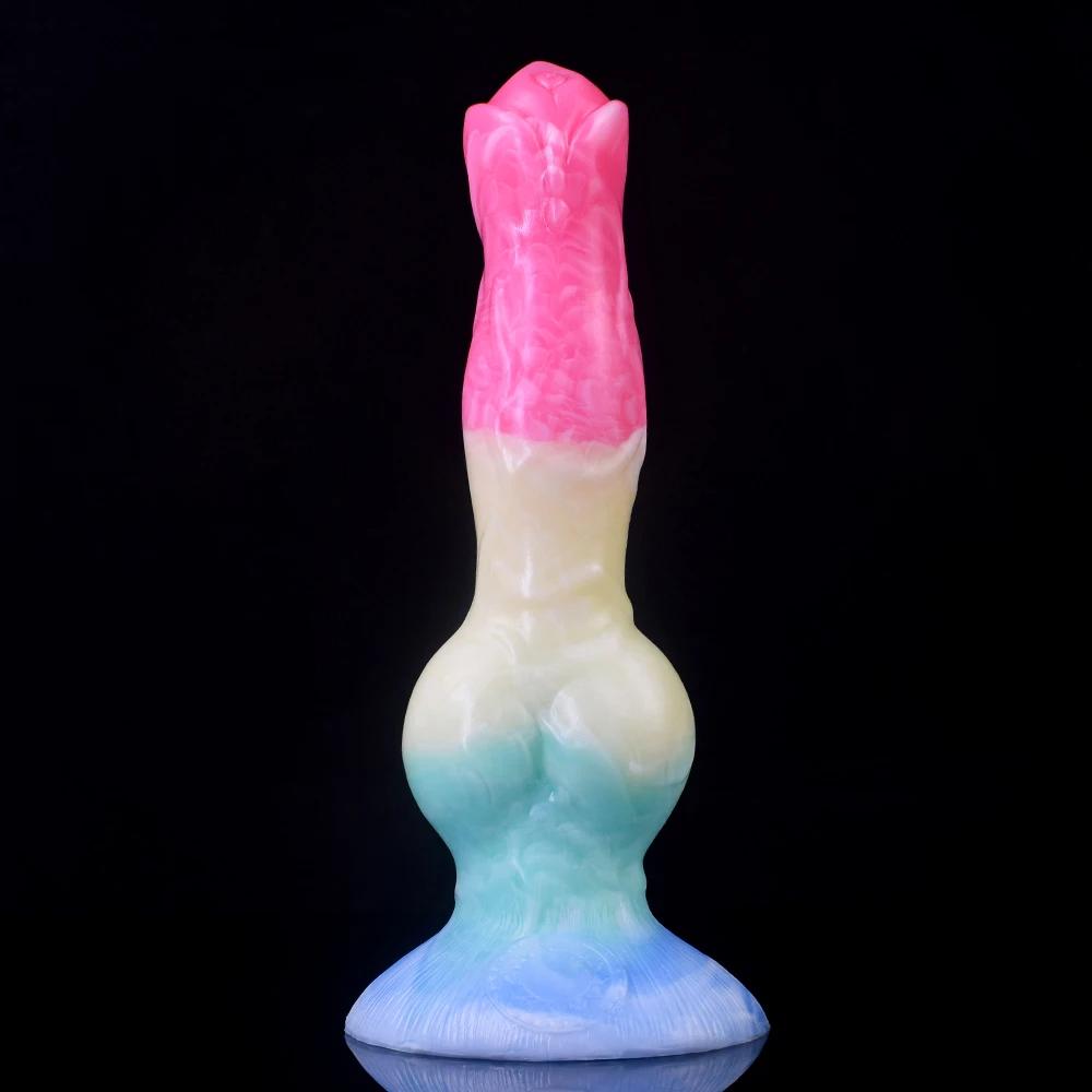 NNSX Wolf/Dog Knotted Dildo