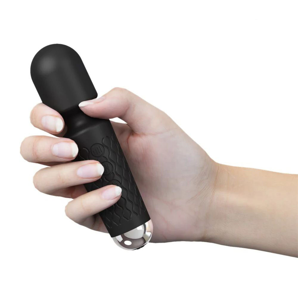 Powerful-Mini-AV-Wand-Vibrator-Black