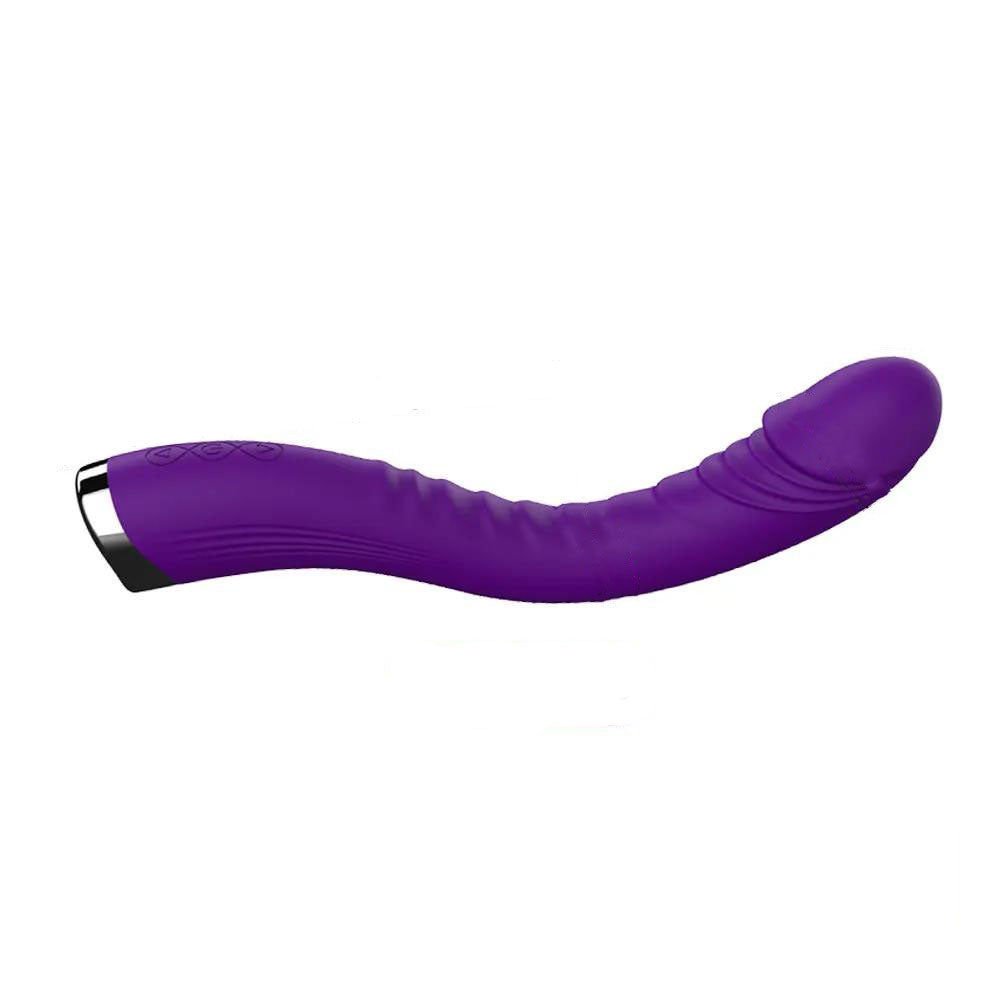 Powerful-Vibro-Dildo-Stimulator-Purple