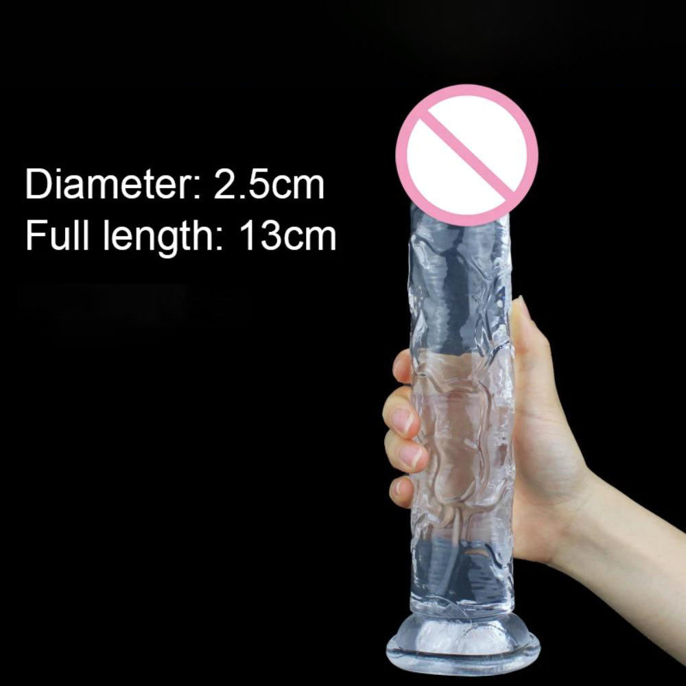 Realistic-Cristal-Clear-Jelly-Dildo-2.5x13cm