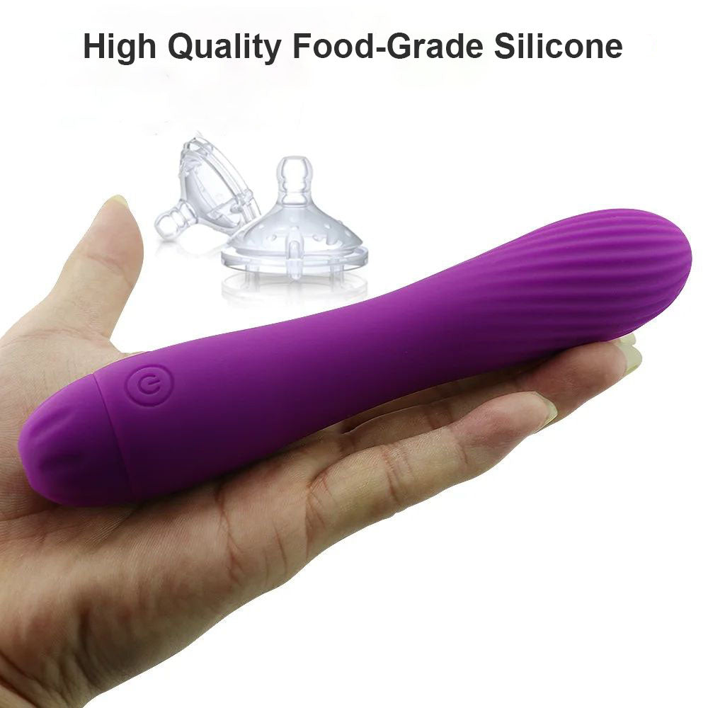 Rechargeable-Silicone-Wasp-Waisted-Vibrator-Food-Grade-Silicone