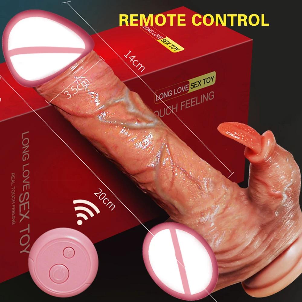 Remote-Thrusting-Dildo-Vibrator-Remote-Control