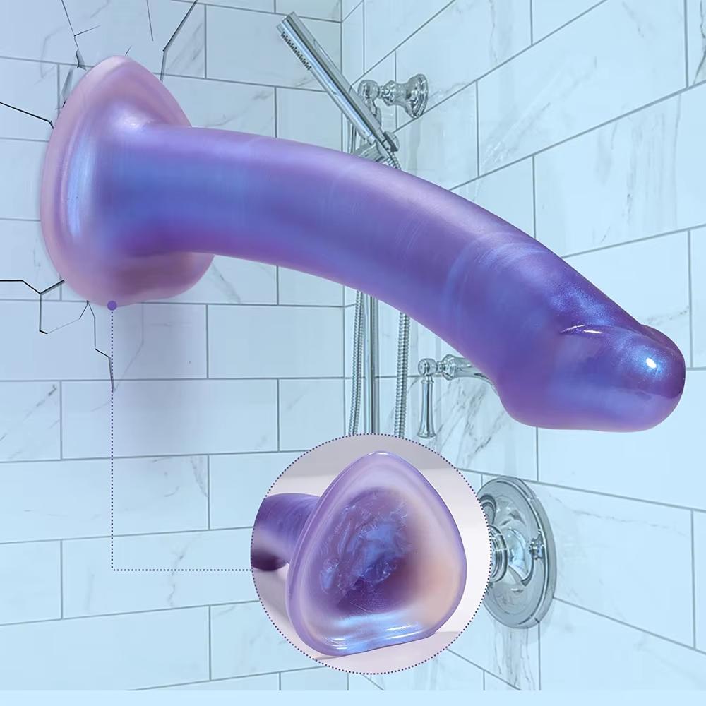 Smooth Dildo for Beginners with Suction Cup