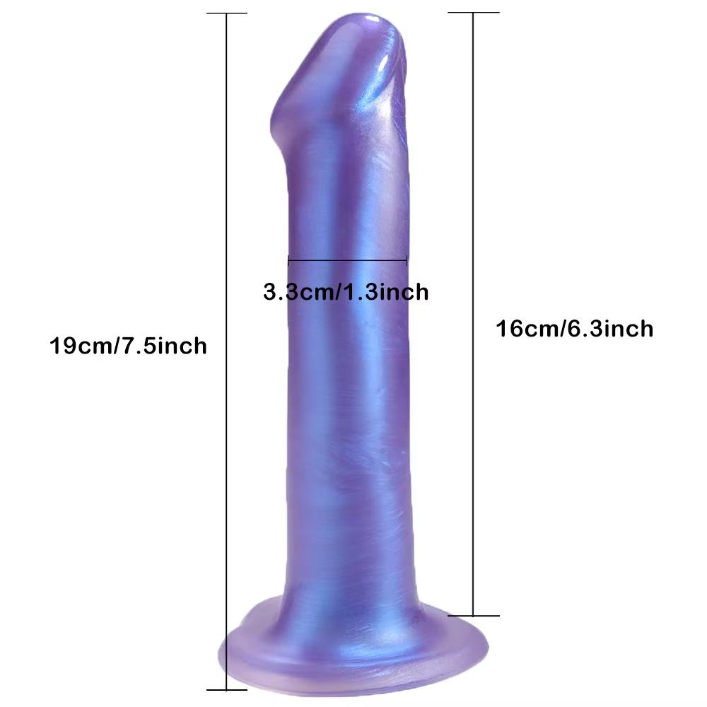 Smooth Dildo for Beginners with Suction Cup