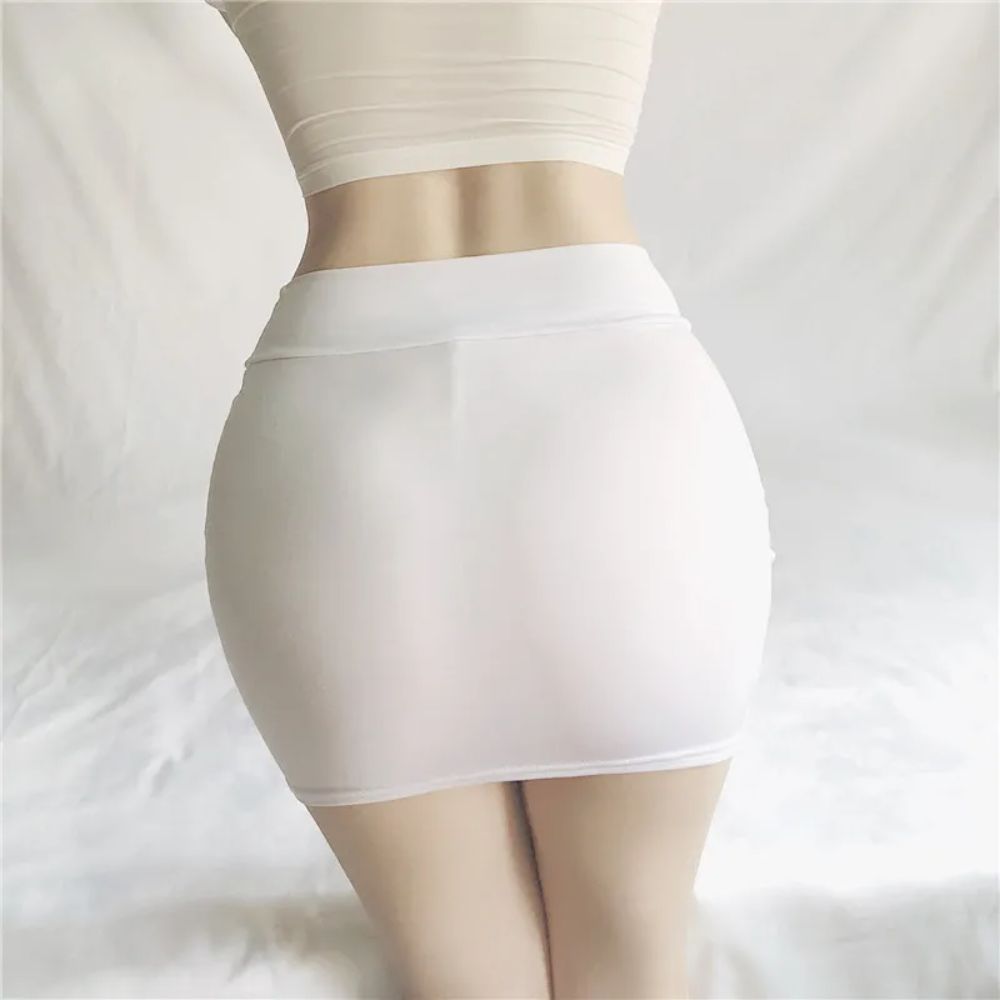 Sexy See-Through Hip Skirt