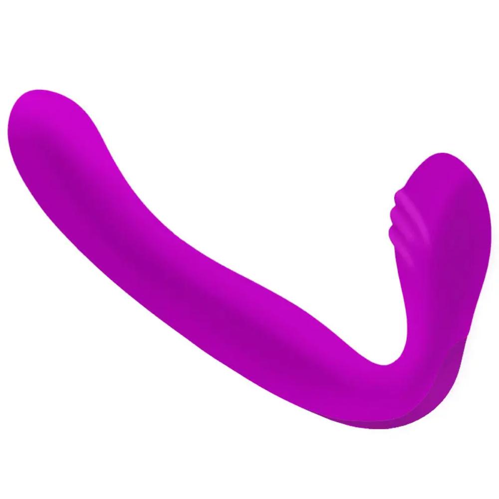 Strapless-Dildo-Vibrator-for-Lesbian-Purple