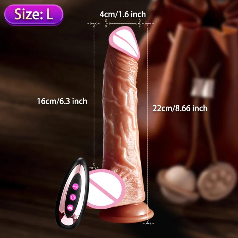 Telescopic-Heating-Dildo-Vibrator-Size-L