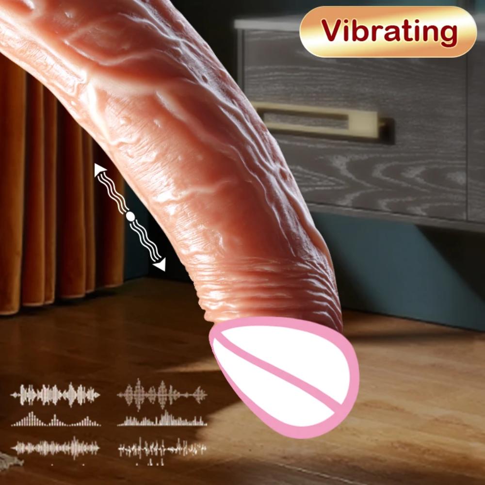 Telescopic-Heating-Dildo-Vibrator-Vibrations