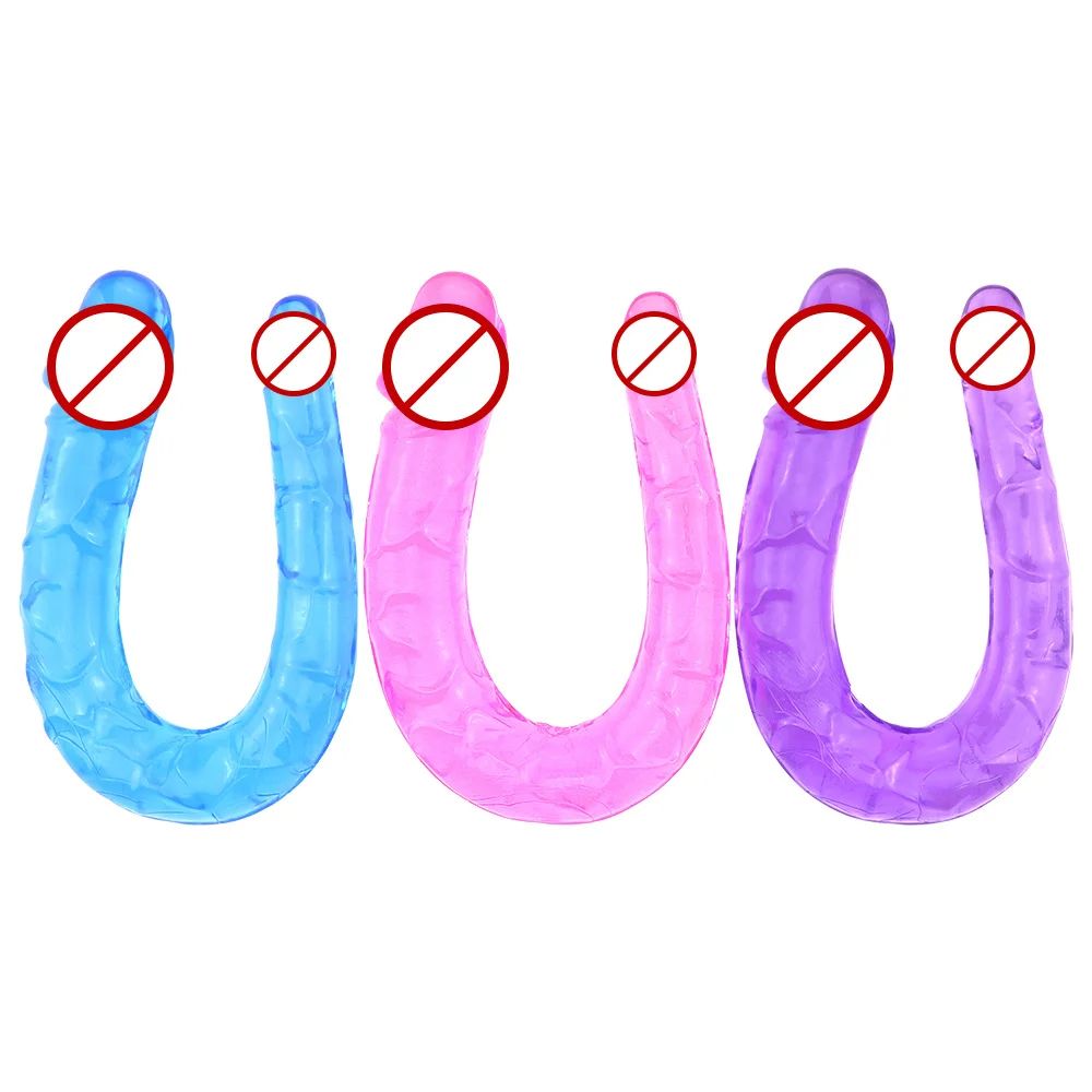 U-ShapeJellyDoubleDildos