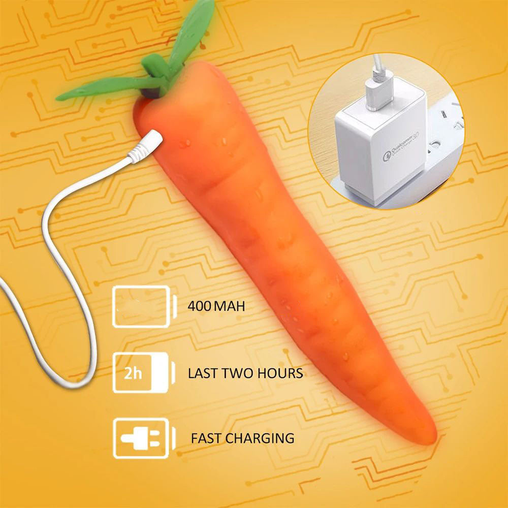 Realistic Discreet Carrot Vibrator