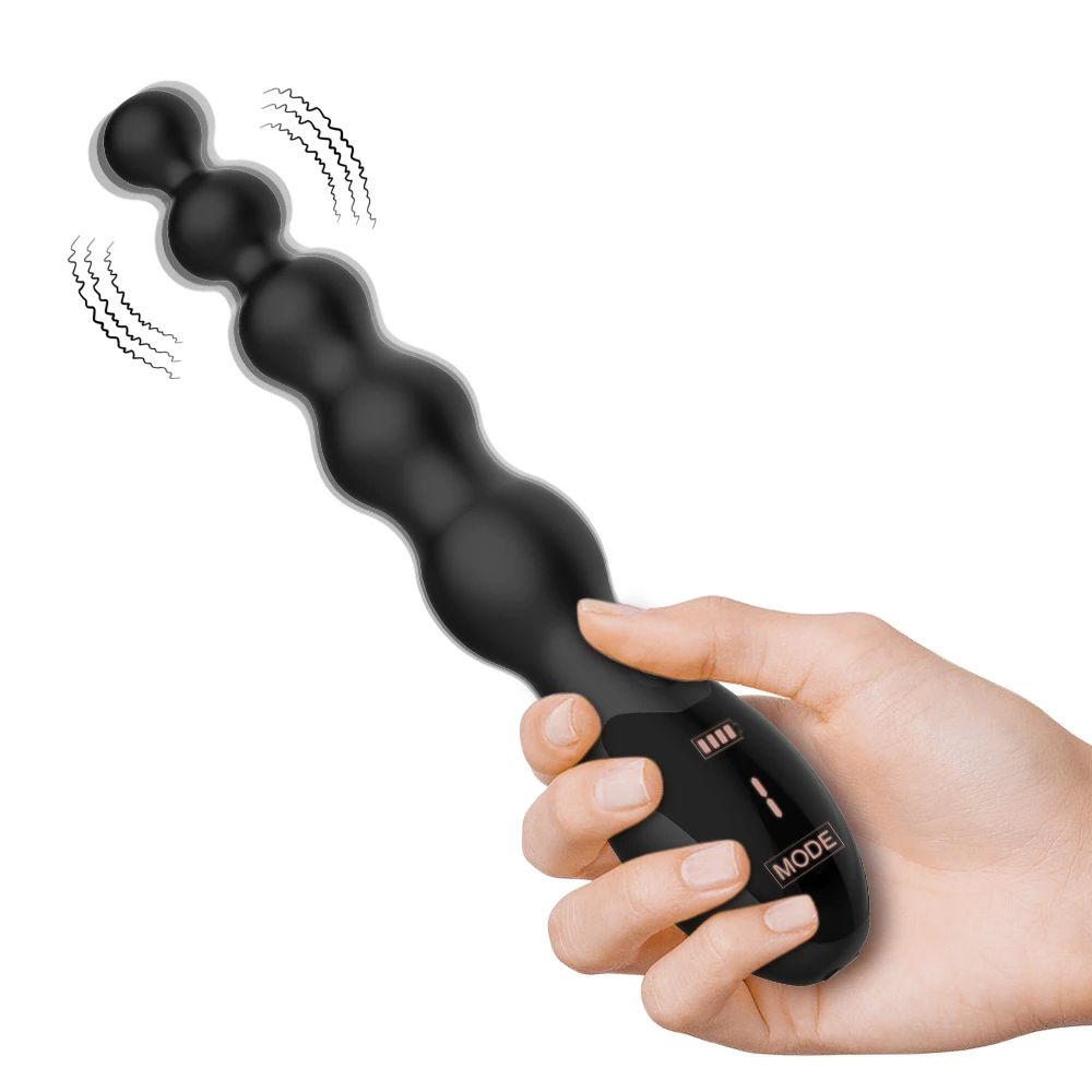 Vibrating-Anal-Beads-Prostate-Massager-in-a-hand