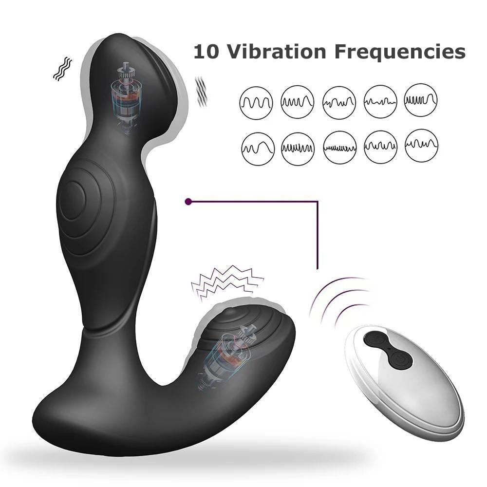 Prostate and Perineum Double Pleasure Vibrator