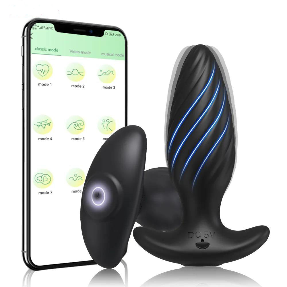 App Bluetooth Anal Plug Vibrator