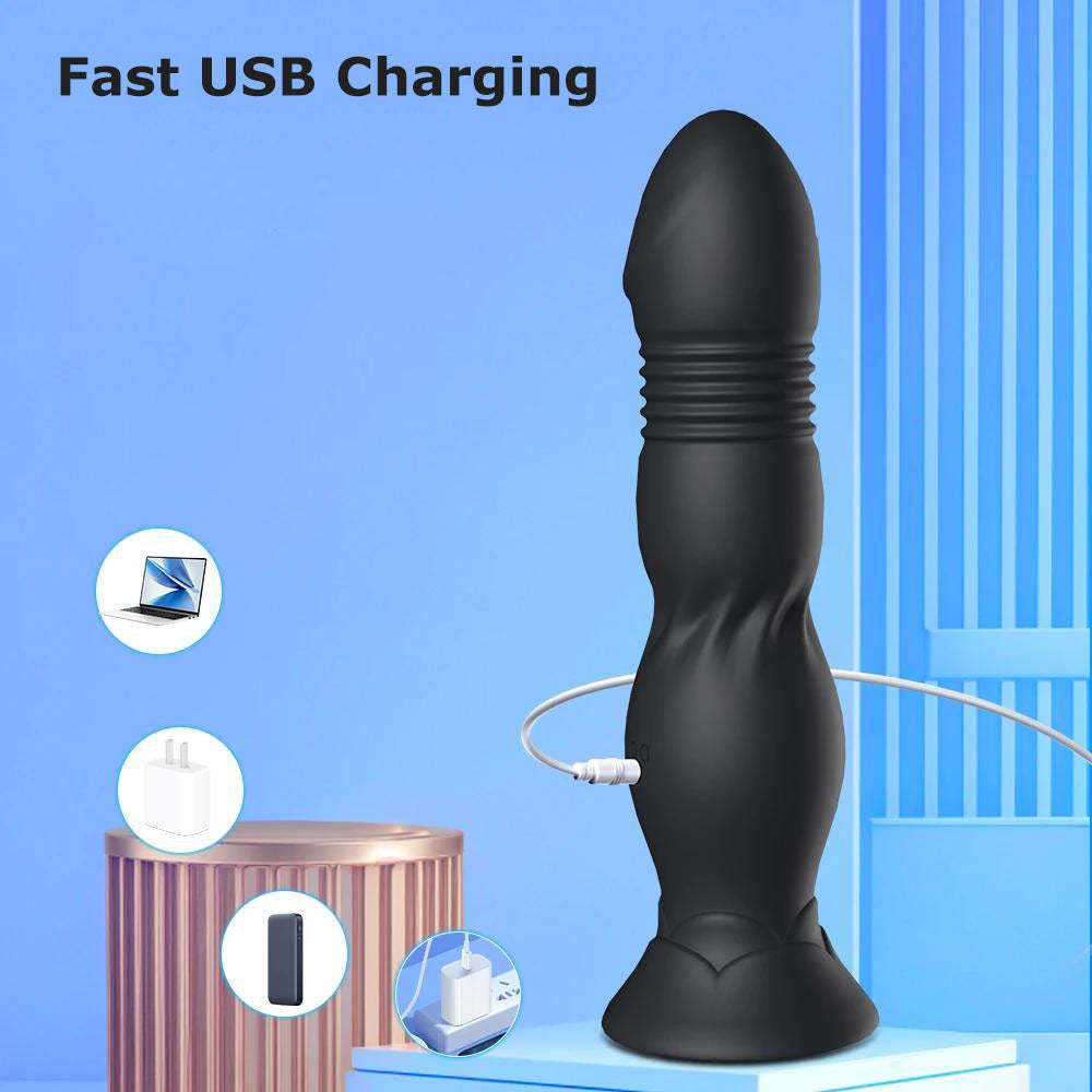 App Controlled Thrusting Dildo with Suction Cup