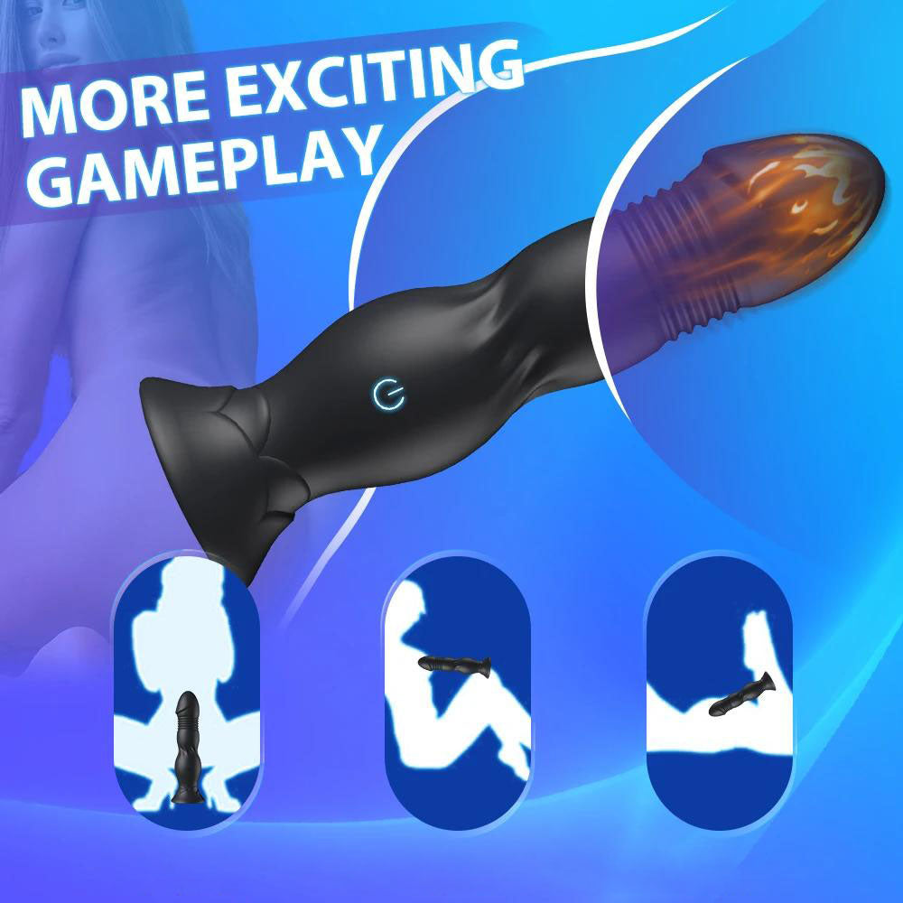 App Controlled Thrusting Dildo with Suction Cup