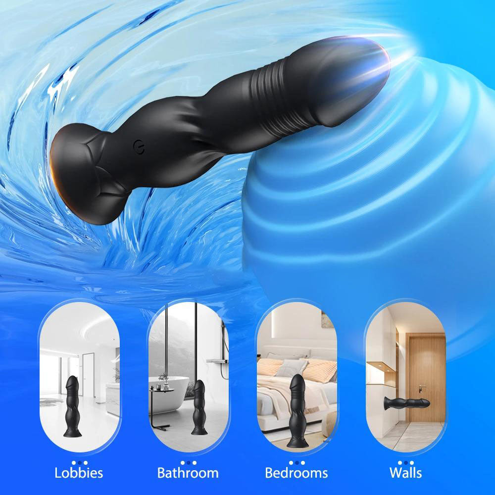 App Controlled Thrusting Dildo with Suction Cup