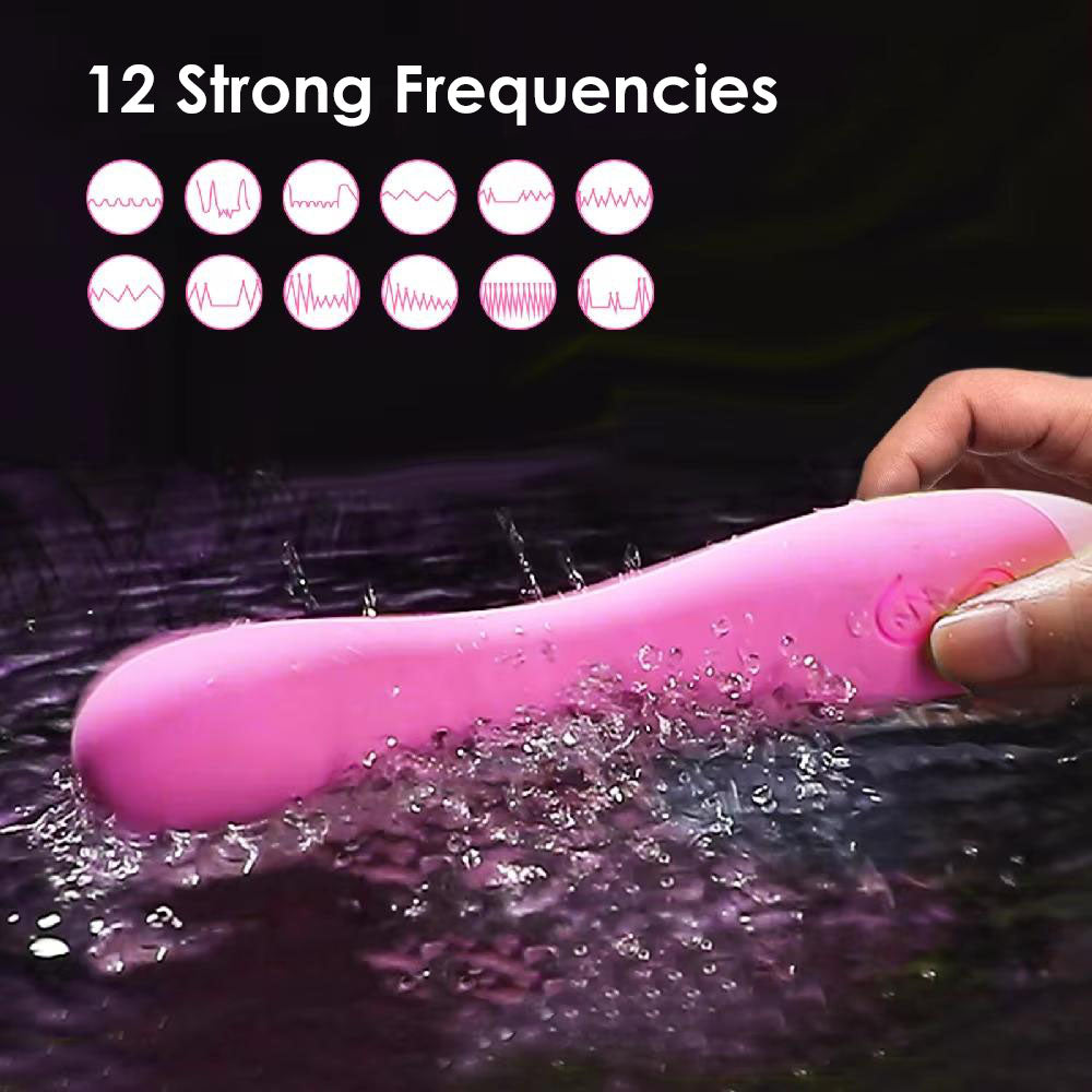 Ergonomic Curved Soft Dildo Vibrator