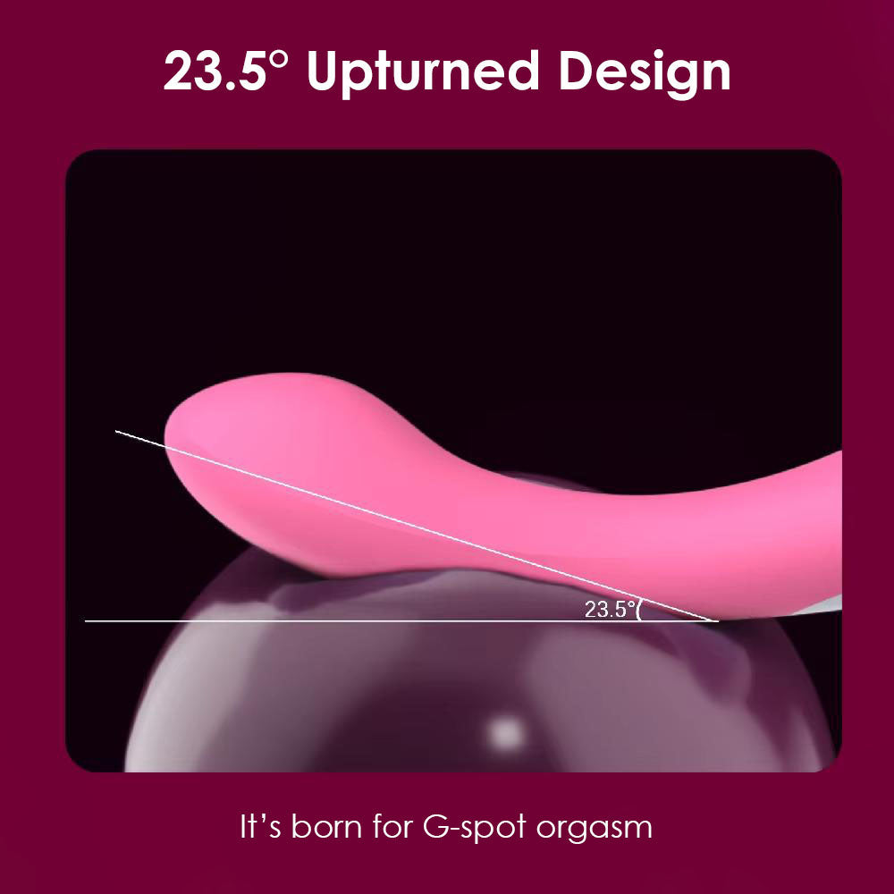 Ergonomic Curved Soft Dildo Vibrator