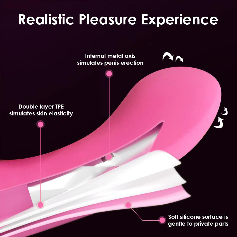 Ergonomic Curved Soft Dildo Vibrator