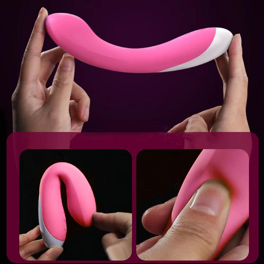 Ergonomic Curved Soft Dildo Vibrator