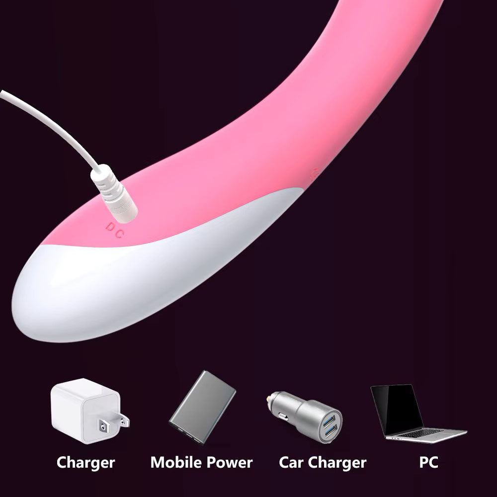 Ergonomic Curved Soft Dildo Vibrator